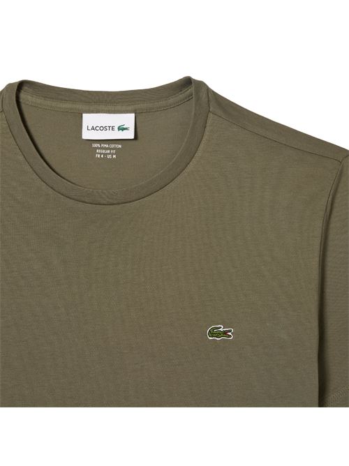 t-shirt lacoste | TH6709316 VERDE